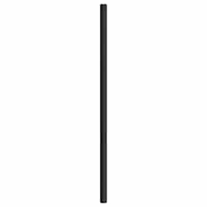 Kovové náhradní čelo postele černé 75 cm - obrázek 4