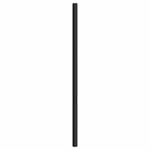 Kovové náhradní čelo postele černé 200 cm - obrázek 4