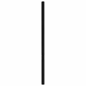 Kovové náhradní čelo postele černé 90 cm - obrázek 4