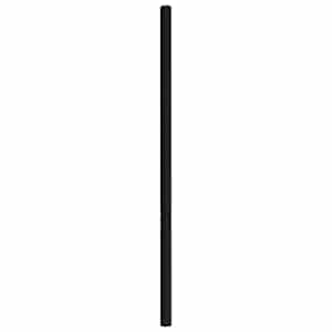 Kovové náhradní čelo postele černé 100 cm - obrázek 5