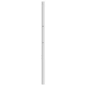 Kovové náhradní čelo postele bílé 150 cm - obrázek 5