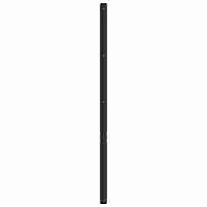 Kovové náhradní čelo postele černé 135 cm - obrázek 5