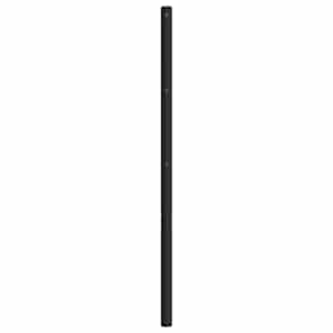 Kovové náhradní čelo postele černé 200 cm - obrázek 4