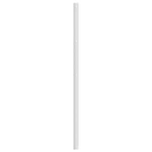 Kovové náhradní čelo postele bílé 90 cm - obrázek 4