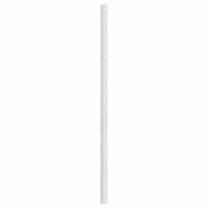 Kovové náhradní čelo postele bílé 200 cm - obrázek 4