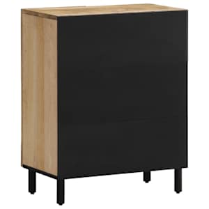 Odkládací skříňky 3 ks 60x33x75 cm masivní mangovníkové dřevo - obrázek 9