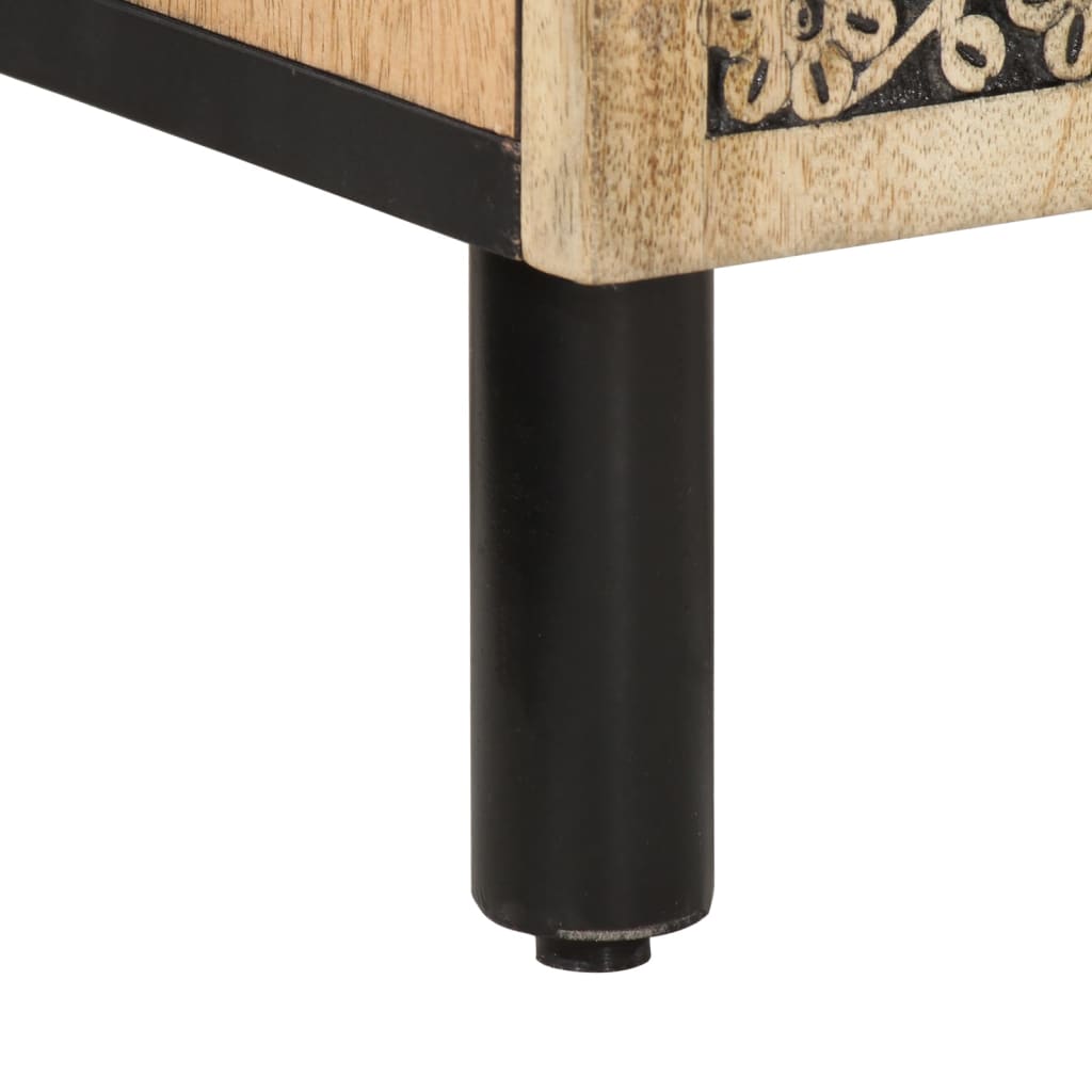 4-delige Badkamermeubelset massief mangohout image 14