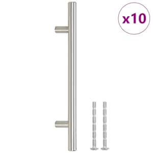 Nábytkové úchytky 10 ks stříbrné 160 mm nerezová ocel - obrázek 2