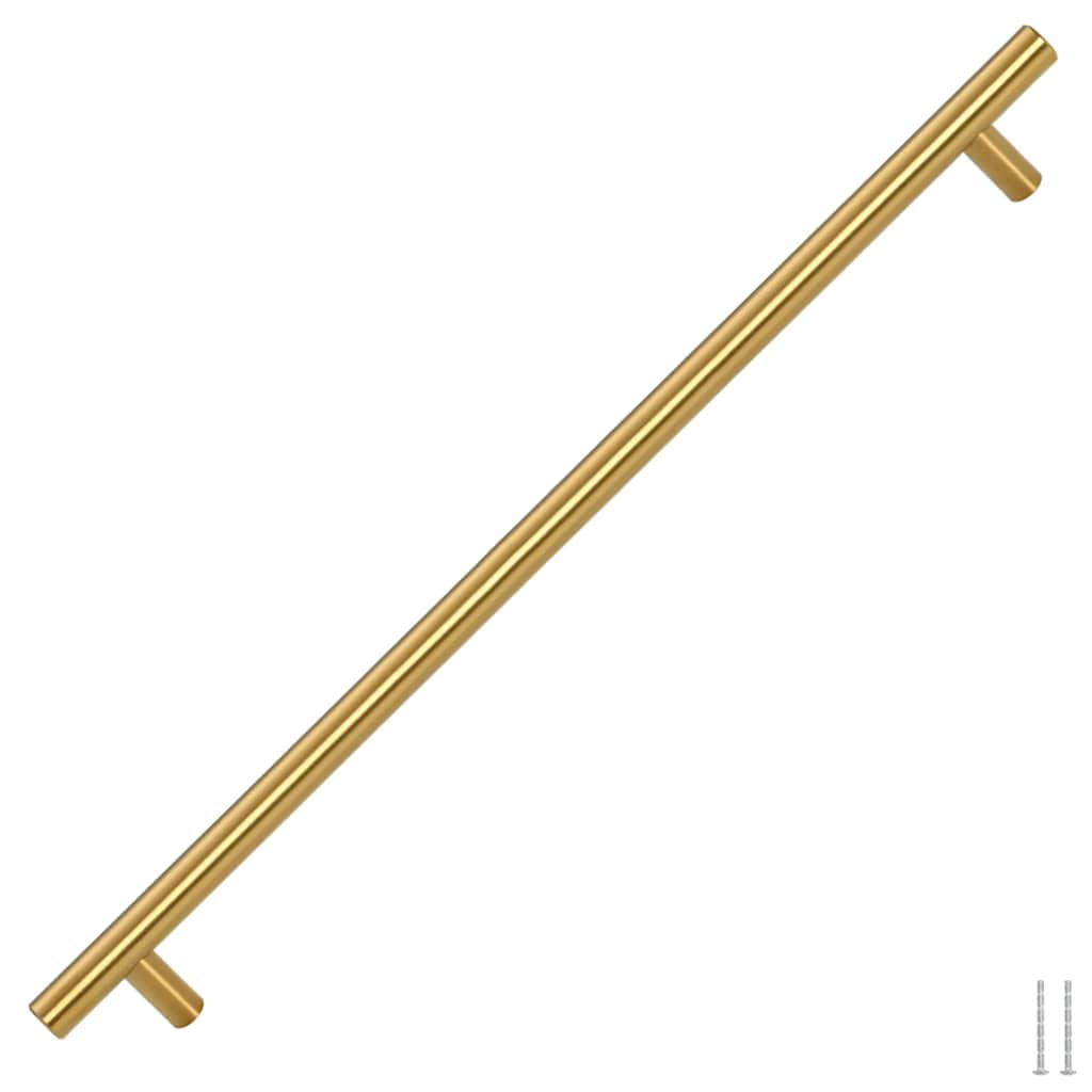 vidaXL Handvatten 5 st 480 mm roestvrij staal goudkleurig afbeelding