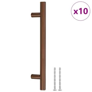 Nábytkové úchytky 10 ks bronzové 128 mm nerezová ocel - obrázek 2