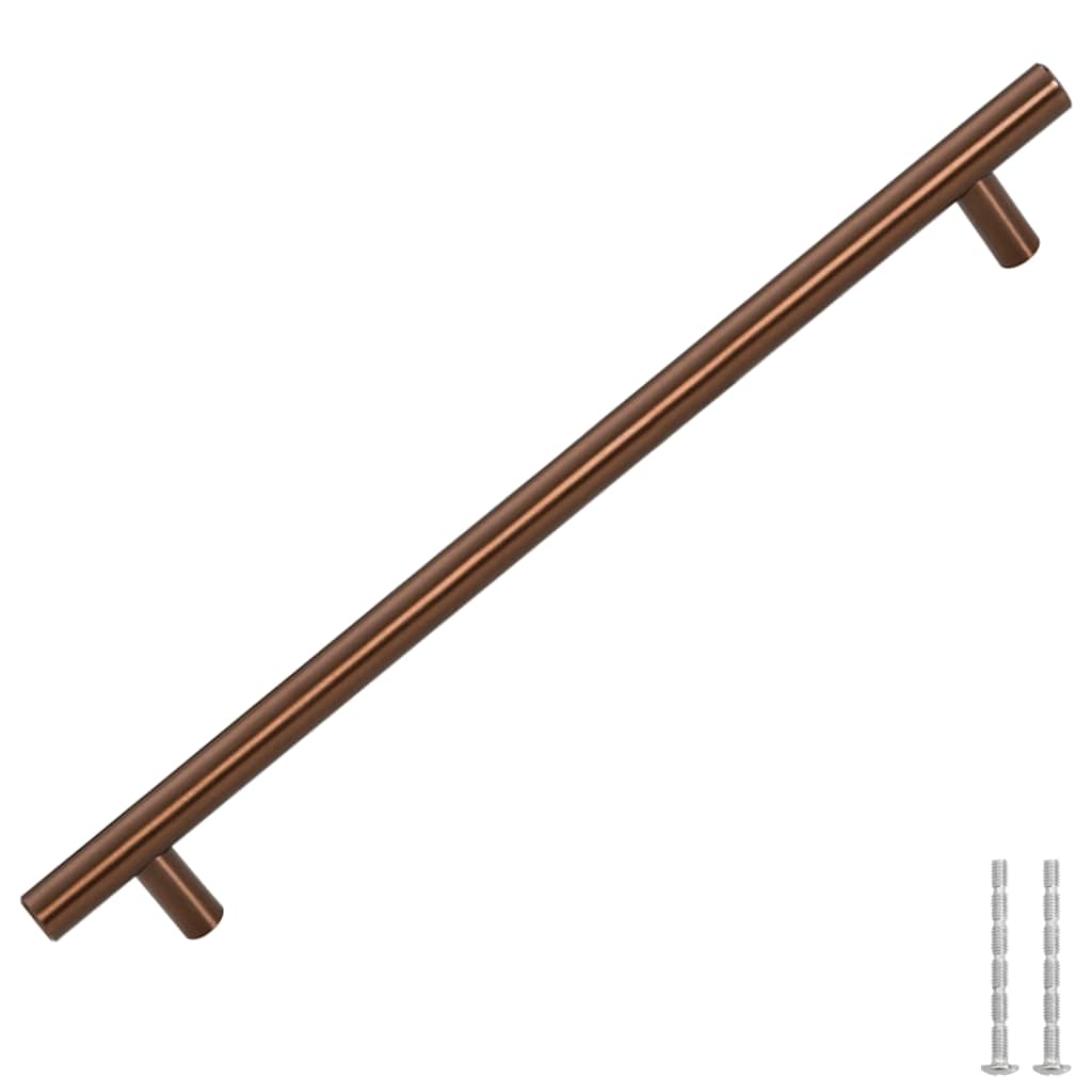 vidaXL Handvatten 5 st 224 mm roestvrij staal bronskleurig afbeelding