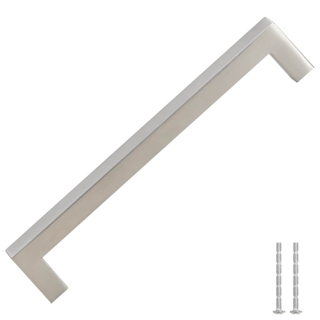 vidaXL Handvatten 10 st 160 mm roestvrij staal zilverkleurig afbeelding