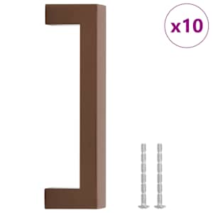Nábytkové úchytky 10 ks bronzové 128 mm nerezová ocel - obrázek 2