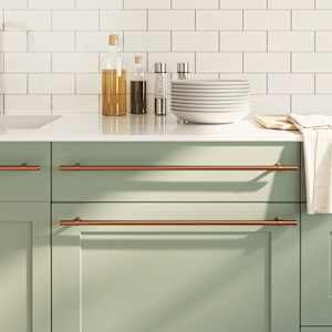 Ročaji za omarico 5 kosov bron 480 mm nerjaveče jeklo