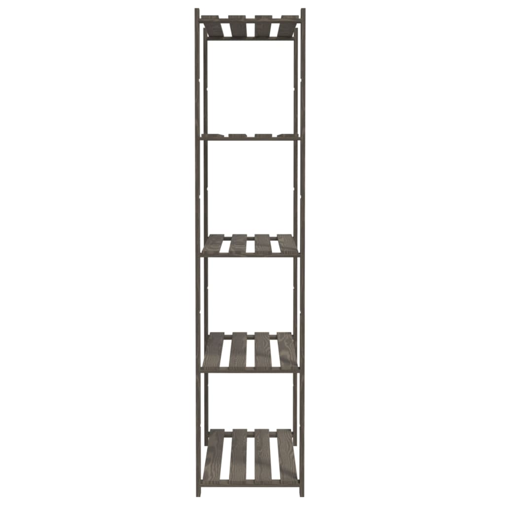 Bois de Pin Massif Etagère de Stockage 3 Niveaux 80x28,5x90 cm Garage