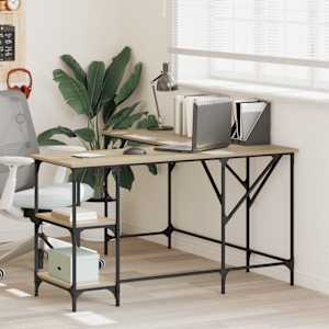 Pisalna miza sonoma hrast 139x139x75 cm inženirski les