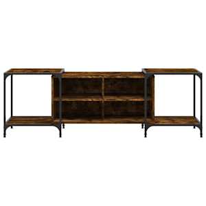 TV skříňka kouřový dub 153 x 37 x 50 cm kompozitní dřevo - obrázek 4