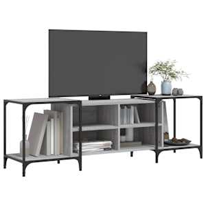 TV skříňka šedá sonoma 153 x 37 x 50 cm kompozitní dřevo - obrázek 3