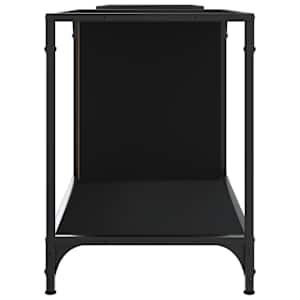 TV skříňka černá 203 x 37 x 50 cm kompozitní dřevo - obrázek 5