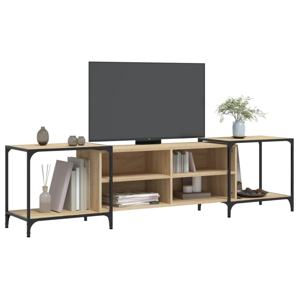 Thumbnail - vidaXL TV-Schrank Sonoma-Eiche 203x37x50 cm Holzwerkstoff
