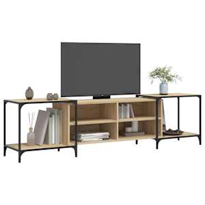 TV skříňka dub sonoma 203 x 37 x 50 cm kompozitní dřevo - obrázek 3