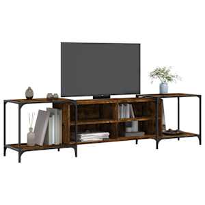 TV skříňka kouřový dub 203 x 37 x 50 cm kompozitní dřevo - obrázek 3