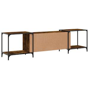 TV skříňka kouřový dub 203 x 37 x 50 cm kompozitní dřevo - obrázek 6