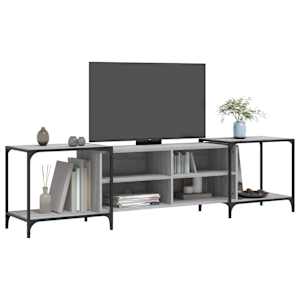 TV skříňka šedá sonoma 203 x 37 x 50 cm kompozitní dřevo - obrázek 3