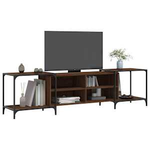 TV skříňka hnědý dub 203 x 37 x 50 cm kompozitní dřevo - obrázek 3