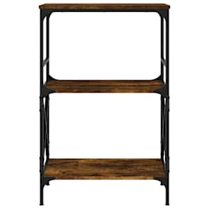 Knihovna se 3 policemi kouřový dub 59 x 35 x 90,5 cm kompozit - obrázek 4