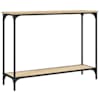 vidaXL konsoollaud, Sonoma tamm, 101 x 30,5 x 75 cm, tehispuit