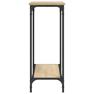 Konzolový stolek dub sonoma 101 x 30,5 x 75 cm kompozitní dřevo - obrázek 5