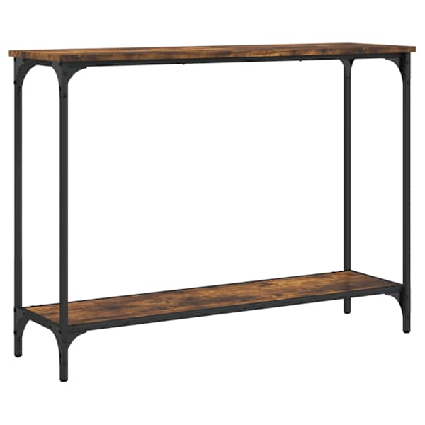 vidaXL konsoollaud, suitsutatud tamm, 101x30,5x75 cm, tehispuit