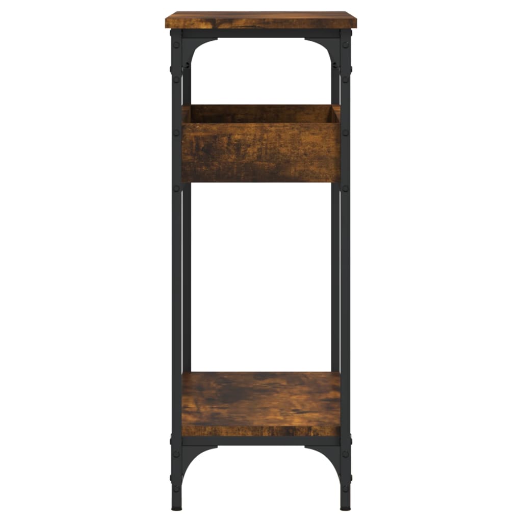 Console Table with Shelf with Storage Engineered wood Home Console vidaXL