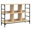 vidaXL kummut Sonoma tamm 102 x 32 x 73,5 cm t&ouml;&ouml;deldud puit