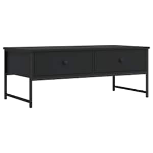 Konferenční stolek černý 101 x 49 x 39,5 cm kompozitní dřevo - obrázek 2