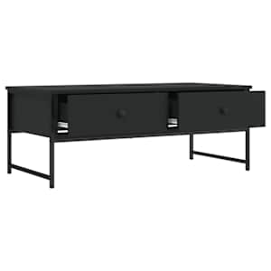 Konferenční stolek černý 101 x 49 x 39,5 cm kompozitní dřevo - obrázek 5