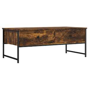 Konferenční stolek kouřový dub 101x49x39,5 cm kompozitní dřevo - obrázek 2