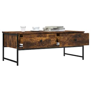 Konferenční stolek kouřový dub 101x49x39,5 cm kompozitní dřevo - obrázek 4