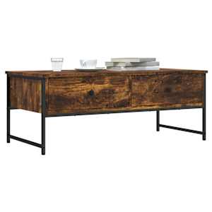 Konferenční stolek kouřový dub 101x49x39,5 cm kompozitní dřevo