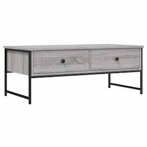 vidaXL kohvilaud, hall Sonoma tamm, 101 x 49 x 39,5 cm, tehispuit