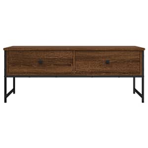 Konferenční stolek hnědý dub 101x49x39,5 cm kompozitní dřevo - obrázek 6