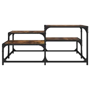 Konferenční stolek kouřový dub 87,5x87,5x40 cm kompozitní dřevo - obrázek 4