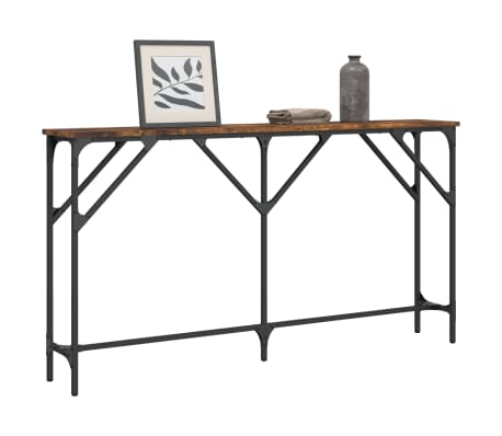 vidaXL Konsolentisch R&auml;uchereiche 140x23x75 cm Holzwerkstoff