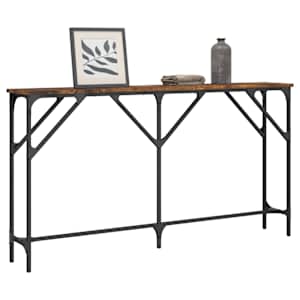 vidaXL Konsolentisch R&auml;uchereiche 140x23x75 cm Holzwerkstoff
