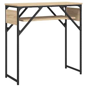 Konzolový stolek s policí dub sonoma 75 x 30 x 75 cm kompozit - obrázek 2