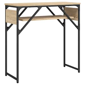 Konzolový stolek s policí dub sonoma 75 x 30 x 75 cm kompozit - obrázek 6