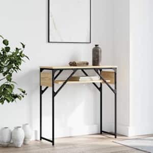 Konzolový stolek s policí dub sonoma 75 x 30 x 75 cm kompozit - obrázek 1