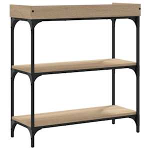Konzolový stolek s policemi dub sonoma 75 x 30 x 80 cm - obrázek 6