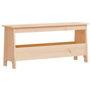 Lavice do předsíně 100 x 28 x 45 cm masivní borovice - obrázek 2